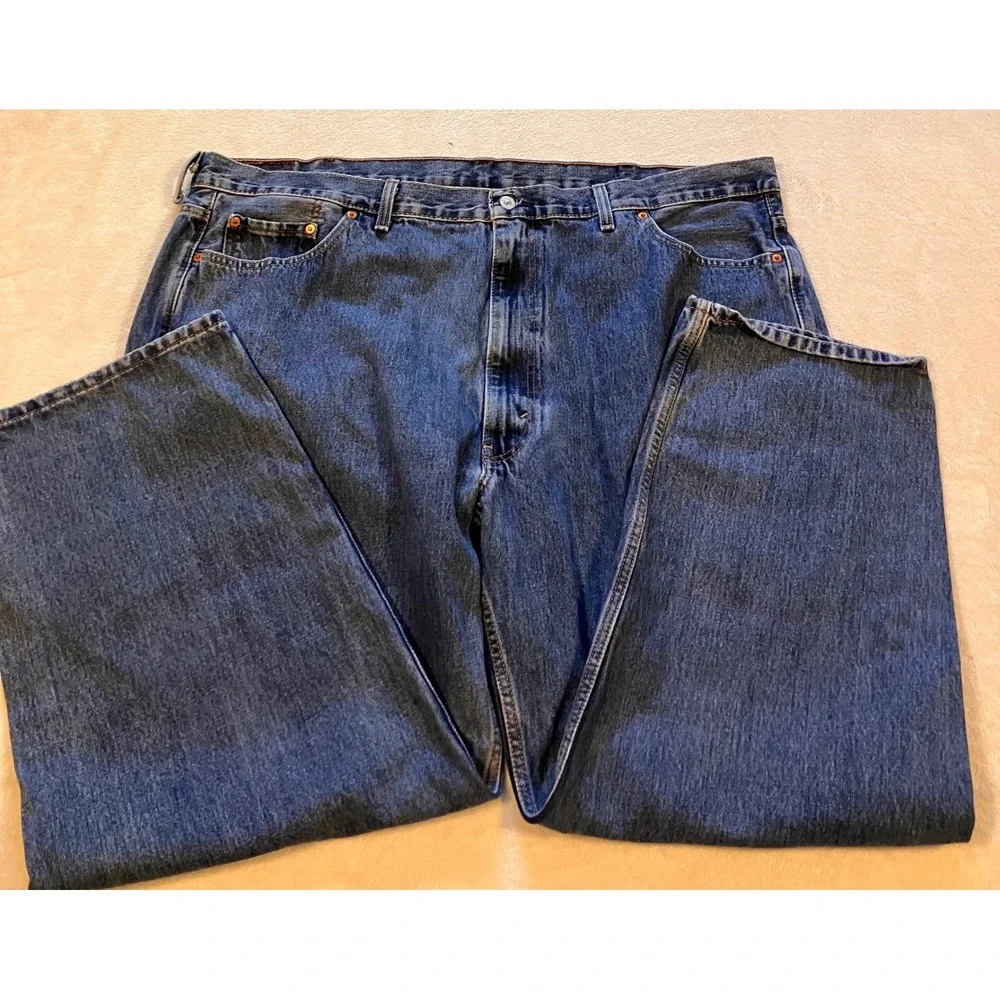 Levi's 550 Relaxed Fit Jeans Mens 50x30 Blue Medium Wash Tapered Leg 01550-4086